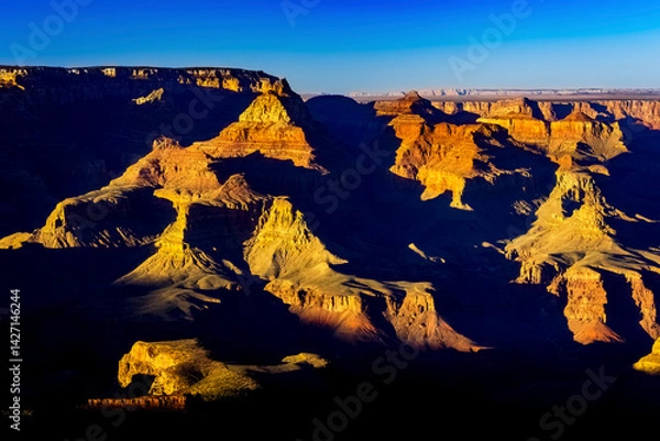 Fototapeta Spectacular view from the south rim of the Grand Canyon in Arizona