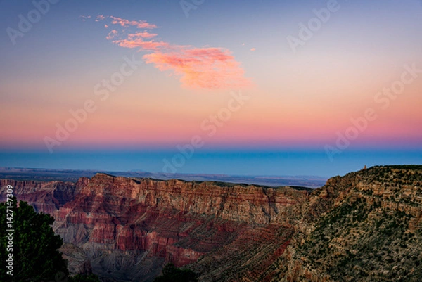 Fototapeta Spectacular view from the south rim of the Grand Canyon in Arizona