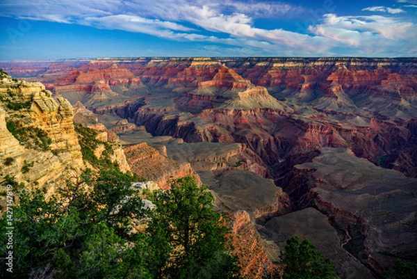 Fototapeta Spectacular view from the south rim of the Grand Canyon in Arizona