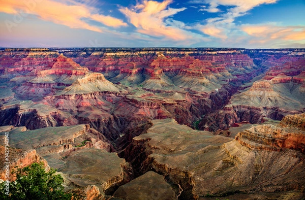 Fototapeta Spectacular view from the south rim of the Grand Canyon in Arizona