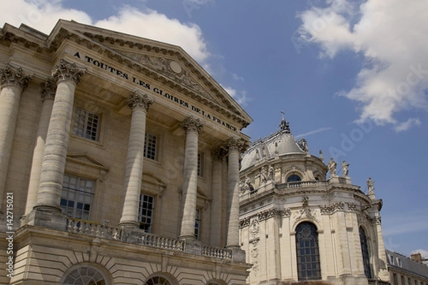 Fototapeta Architecture in Paris. building elements. France.