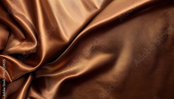 Obraz shiny brown tissue background for design