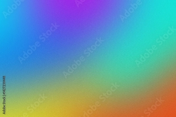 Obraz Abstract blurred gradient background colours with dynamic effect, Grainy gradient abstract background, 