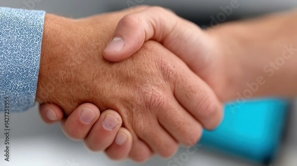 Fototapeta Embrace the future of finance with crypto business partnerships, driving prosperity through innovative money tech solutions.