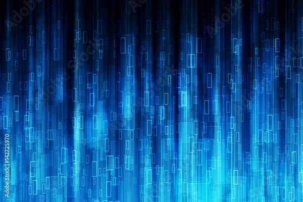 Obraz  blue background