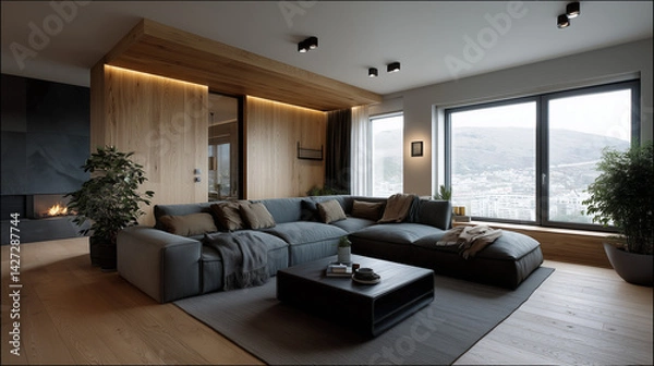 Obraz An apartment living area