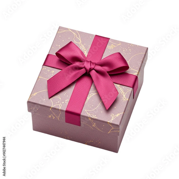 Obraz Gift box isolated on transparent background