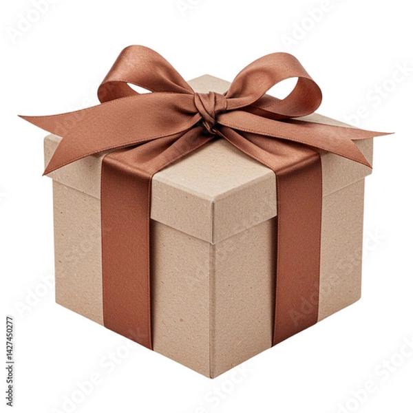 Obraz Gift box isolated on transparent background