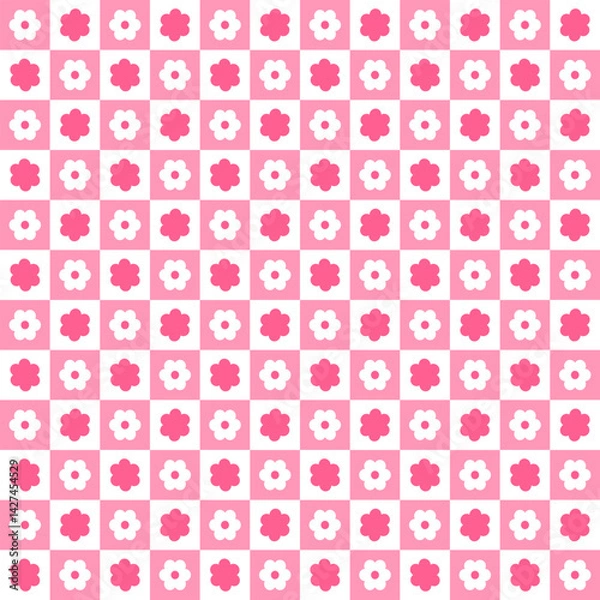 Fototapeta seamless pattern with hearts