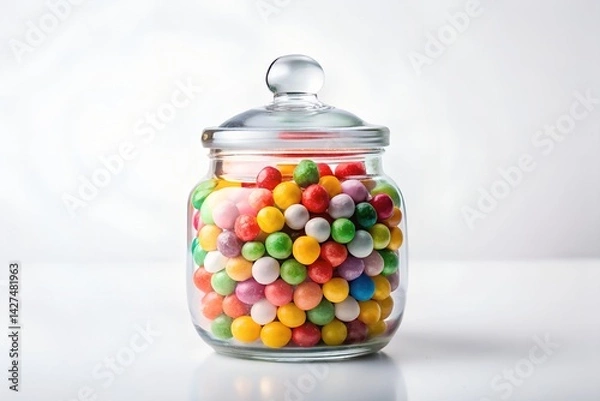 Obraz candy in a glass jar