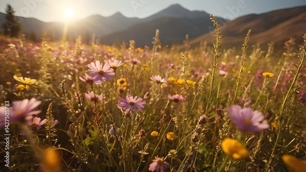 Obraz meadow with flowers