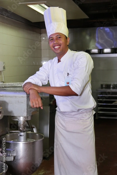 Fototapeta chef pastry