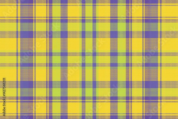 Fototapeta Tartan or plaid retro color pattern.