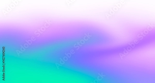 Fototapeta Holographic Futuristic Gradient element Waves
