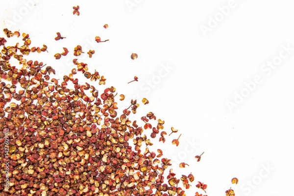 Fototapeta Sichuan pepper, small branches, digestion, pattern, shape, background, template