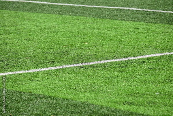 Fototapeta artificial green grass background for playground