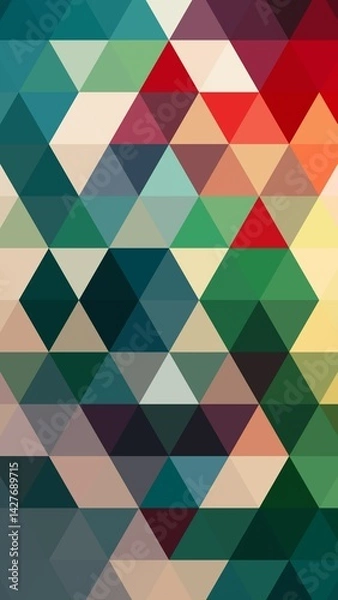 Fototapeta triangular motif. triangle pattern. tribal motif. triangle background. HD