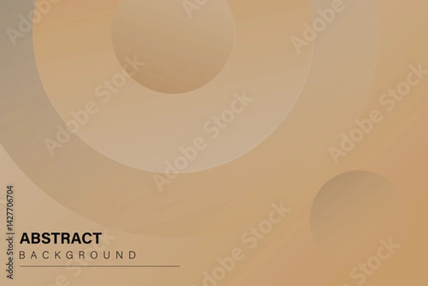 Obraz Quiet and luxurious geometric background. Modern abstract beige backdrop.