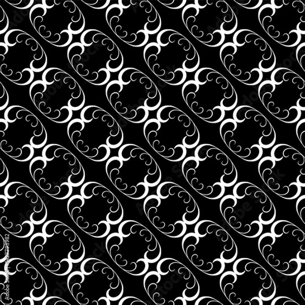 Fototapeta Abstract diagonal seamless pattern for white line
