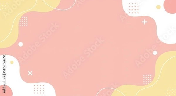 Fototapeta A pop abstract background design that stands out in thumbnails