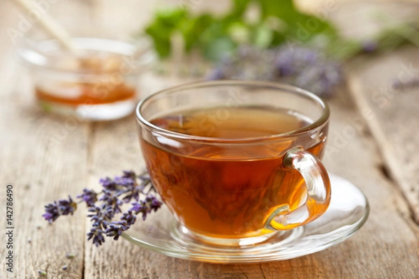 Obraz lavender tea