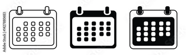 Obraz Planning calendar - vector icon.