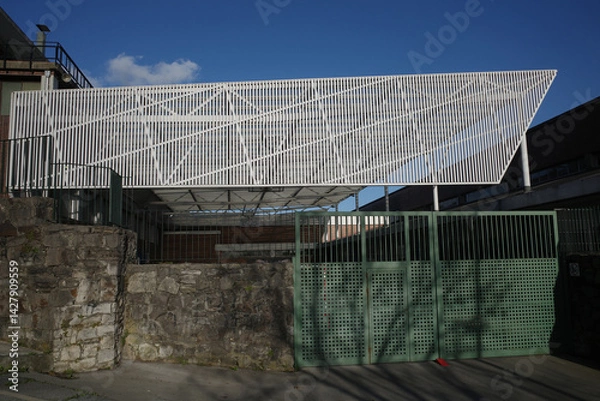 Obraz Entrance of a modern building