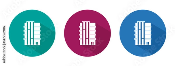 Obraz Icon for building vector illustration in flat.