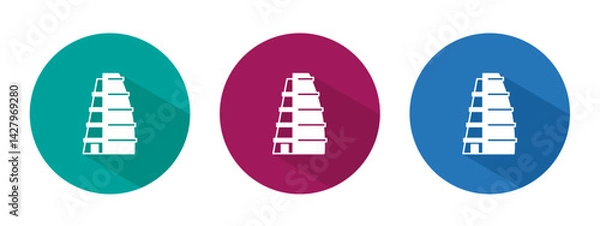 Obraz Icon for building vector illustration in flat.
