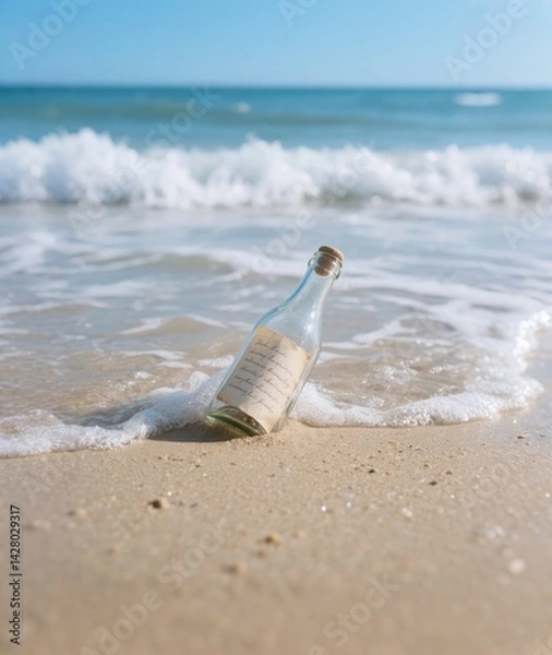 Fototapeta message in a bottle