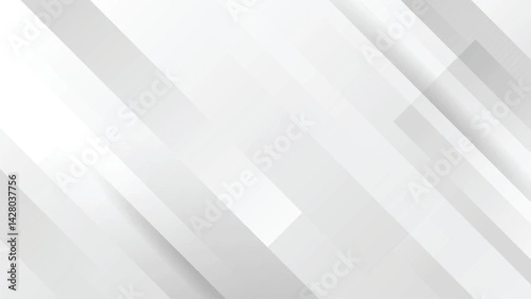 Fototapeta white square background abstract shape business futuristic style vector design