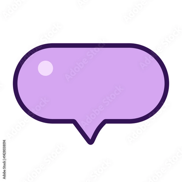 Fototapeta rounded rectangle bubble