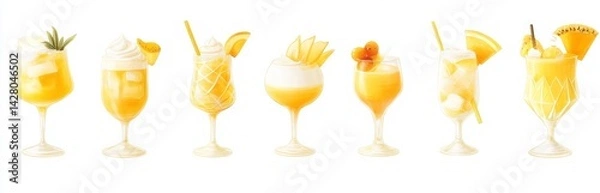 Obraz Refreshing Summer Fruit Drinks