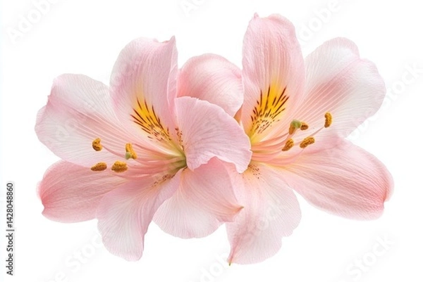 Fototapeta Delicate Pink Alstroemeria Blossoms