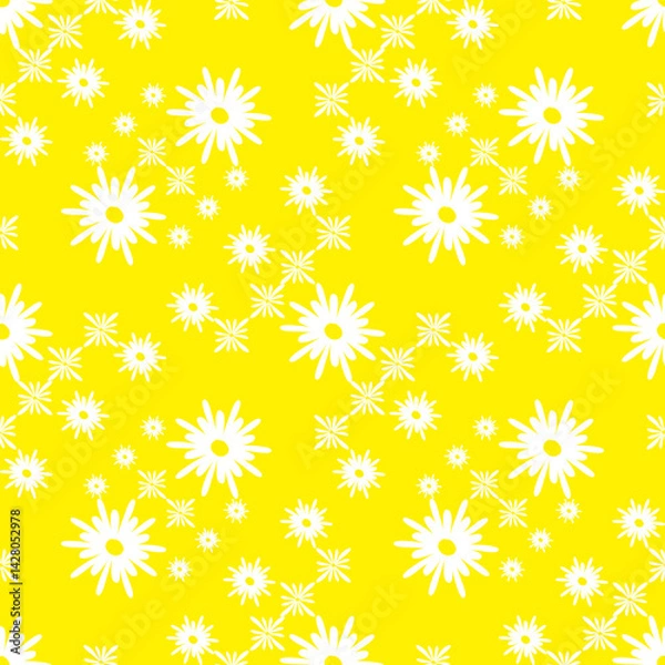 Fototapeta seamless pattern with flowers