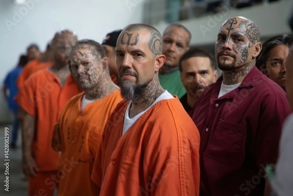 Obraz Inmates in prison