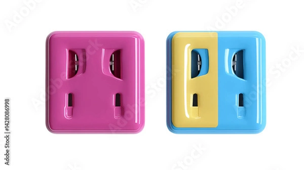 Fototapeta Protected 2 Pin Power Socket