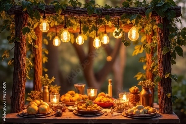 Fototapeta Sukkot Festivities and Decoration Ideas