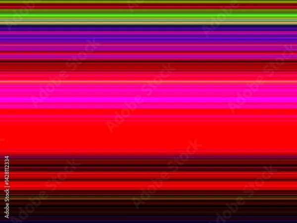 Fototapeta Vibrant Horizontal Stripes: A Symphony of Color