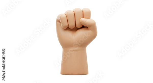 Obraz hand with a finger labor day