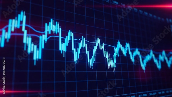 Fototapeta heart beat on monitor