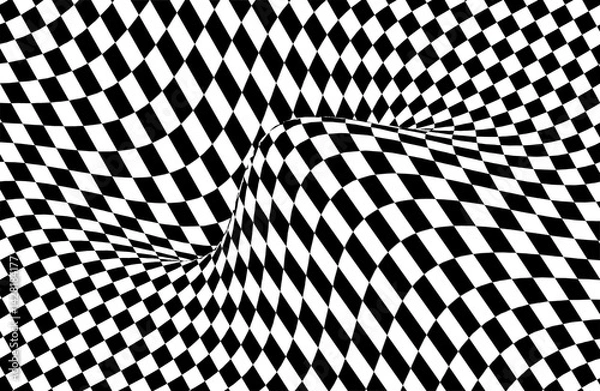 Obraz Abstract seamless chessboard pattern background