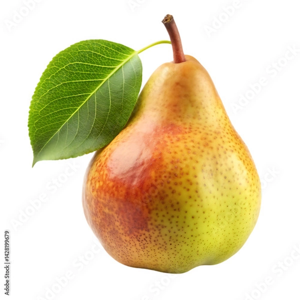 Obraz pear on white background