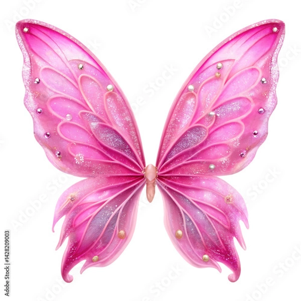 Obraz butterfly on white background