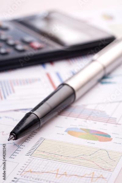 Fototapeta stock chart