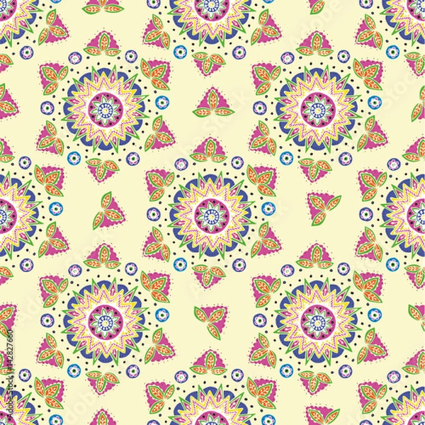 Obraz Seamless vector floral pattern