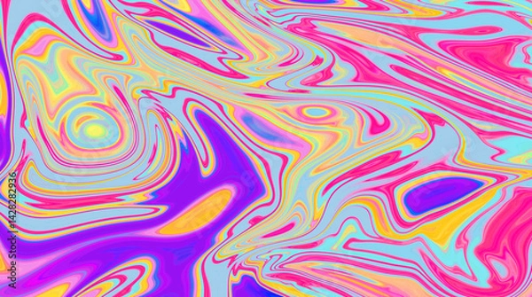 Fototapeta Swirl lines of colorful marble texture for a background.