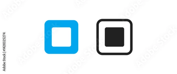 Fototapeta Stop Button
