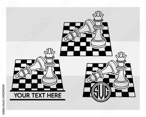 Fototapeta Chess SVG Silhouette Bundle, Chess Pieces Silhouette, Chess Game Svg, Chess Png, Chess Set Svg, Chess outline, Chess Vector, Chess Svg Images, Cut Files
king Svg, queen svg, rooks, bishops, knights, 