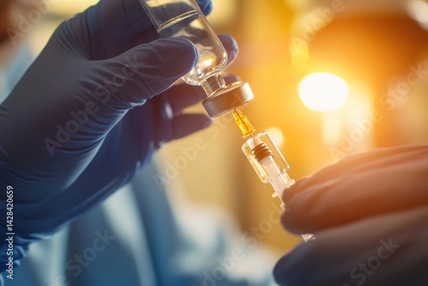 Obraz nurse carrying an injection